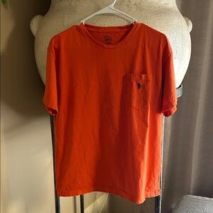 Polo by Ralph Lauren Men's Vibrant Orange Short Sleeve Tee